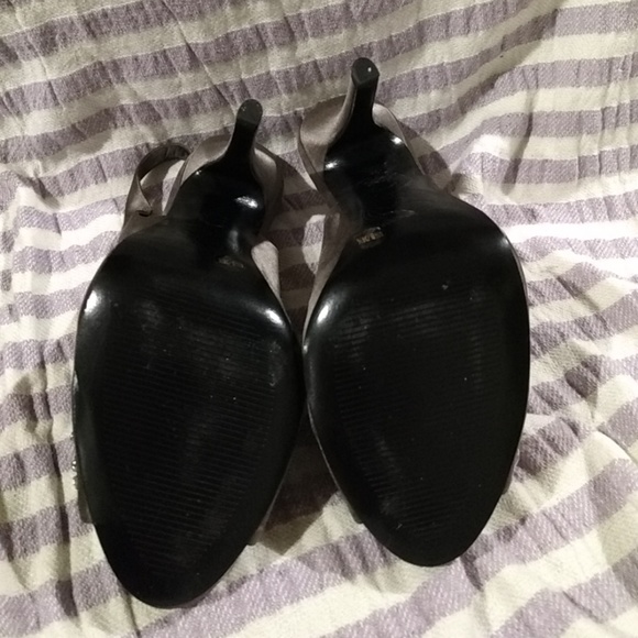 Jessica Simpson Hardy 2 grey satin pump - Picture 3 of 5